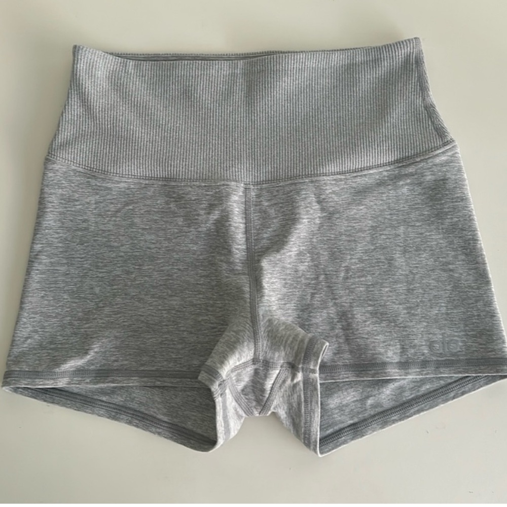 ALO Yoga Gray Athletic Shorts - Picture 3 of 7